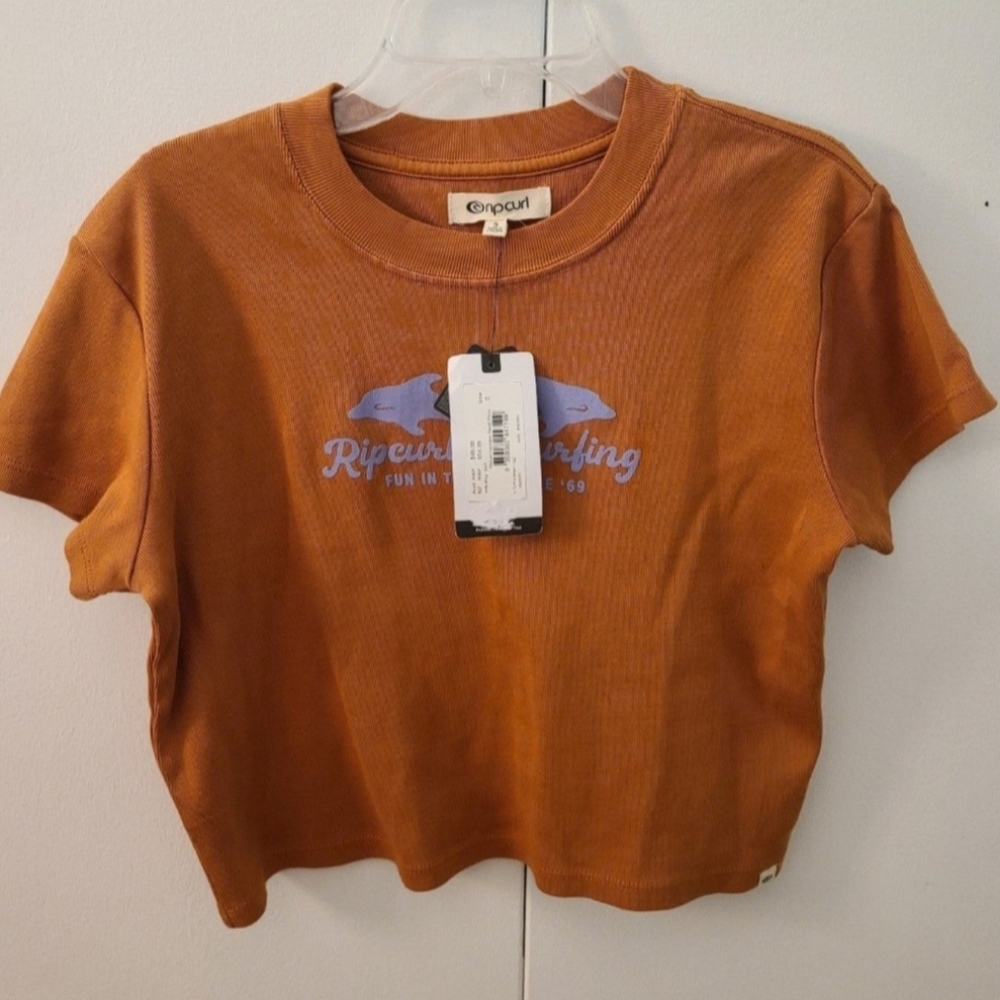 Ripcurl surf crop top tee